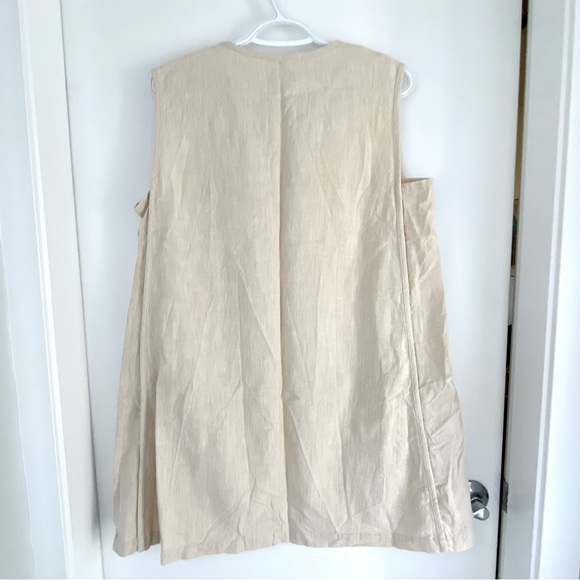 Oak + Fort Linen-like Sleeveless Mini Dress - Picture 2 of 6
